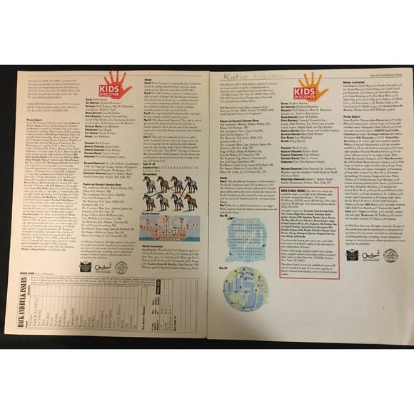 Kids Discover Magazine Lot of 6 Pyramids Earthquakes America Columbus Weather - Picture 7 of 7